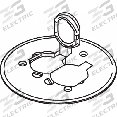 WIREMOLD Floor Box Cover: Round, Brown, Polycarbonate, Smooth - Nonmetallic Electrical Floor Box Covers