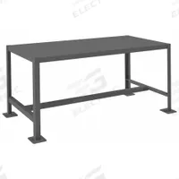 DURHAM MFG Work Table: Fixed Ht, Steel, 48 in x 24 in, 2,000 lb Overall Load Capacity, Steel (MPN MT244824-2K195). Key specifications — Brand: DURHAM MFG; Unit Type: Not Expandable or Modular.