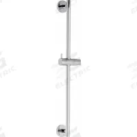 CHICAGO FAUCETS Slide Bar: Stainless Steel, Chrome Plated Finish (MPN 9800-124CP). Key specifications — Finish: Chrome Plated; Product Type: Wall Mounted Grab Bar; Brand: CHICAGO FAUCETS; Material: Stainless Steel.
