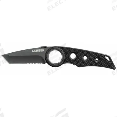 GERBER Folding Knife: 3 in Blade Lg, 5 in Closed Lg, 8 in Overall Lg, Fiberglass - Manually-Opening Folding Knives