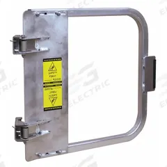 PS INDUSTRIES Single-Door Metal: Aluminum, For 34 3/4 in to 38 1/2 in Opening Wd, Adj (MPN LSG-36-ALU). Key specifications — Brand: PS INDUSTRIES; Includes Lock: No; Mounting Location: Flat Bar; Gate Finish/Color: Unfinished Silver.