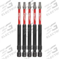 MILWAUKEE Driver Bit: Power Bit, T20 Bit Size, Imperial, Torx® Head, T20 Bit Industry Size, Std, Hex (MPN 48-32-4578). Key specifications — attr1119738: Hex; attr1119735: Imperial; attr1119740: Standard; attr1119734: Alloy Steel; attr1119737: Power Bit; attr1119741: MILWAUKEE.