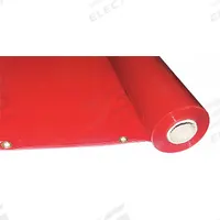 WESTWARD Welding Curtain Roll: PVC, 5 ft Ht, 75 ft Wd, Red (MPN 22RN53). Key specifications — Manufacturer Part Number: 22RN53; Brand: WESTWARD; Curtain Material Type: PVC.