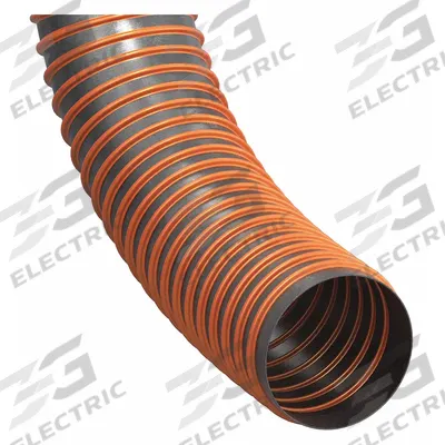 HI-TECH DURAVENT Ducting Hose: 7 in Hose Inside Dia., 25 ft Hose Lg, 15 psi - PVC Laminate Polyester Duct Hoses for Dust