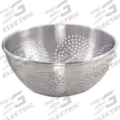 CRESTWARE Colander: 12 qt Capacity, 5 1/2 in Overall Ht - Colanders