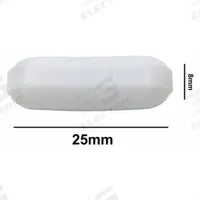 Stirring Bar: Octagon, Alnico, 25 mm Overall Lg, 8 mm Dia, Autoclavable, White (MPN F37120-0025). Key specifications — Color: White; Brand: SP SCIENCEWARE; Product Type: Stirring Bar; Shape: Octagon.