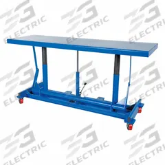 VESTIL Long Deck Cart: Not Powered, 4,000 lb Load Capacity, 96 in L x 20 1/4 in W, Steel, Hydraulic (MPN LDLT-2096-4). Key specifications — Platform Material: Steel; Brand: VESTIL.