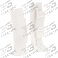 LEGRAND Base Seam Clip: CableSmart 40N2, 4 in Wd, 2 in Ht, Plastic, White (MPN 40N2F05WH). Key specifications — Series: CableSmart 40N2; Material: Non-Metallic; Color: White; For Use With: 40N2 Raceways; Brand: LEGRAND; Item: Raceway Base Cover Clip.