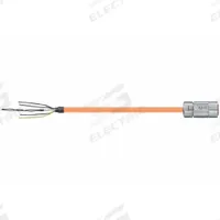 READYCABLE Motor Cable: Basic Cable, 10 ft Lg, For Allen-Bradley, Similar To 2090-CPBM7DF-06AF, PUR (MPN MAT9851741-10). Key specifications — Cable Jacket Color: Orange; Conductor Configuration: (4xAWG6 (16.0))+(2xAWG16 (1.5)); Brand: READYCABLE; Cable Jacket Material: PUR.