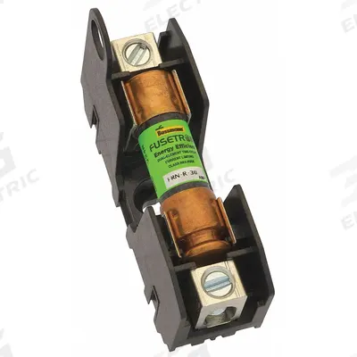 BUSSMANN Fuse Block: Open Block Design, 1 Pole, 250 V AC, Screw - Fuse Blocks for UL Class H & K Fuses