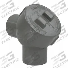 HUBBELL KILLARK Capped Elbow - Haz Loc: Aluminum, Powder Coated, 1 1/4 in Trade Size, NPT (MPN Y-4). Key specifications — Material: Aluminum; Finish: Powder Coated; Ends - Hazardous Fittings: 1-1/4 in FNPT x 1-1/4 in FNPT; Brand: HUBBELL KILLARK.