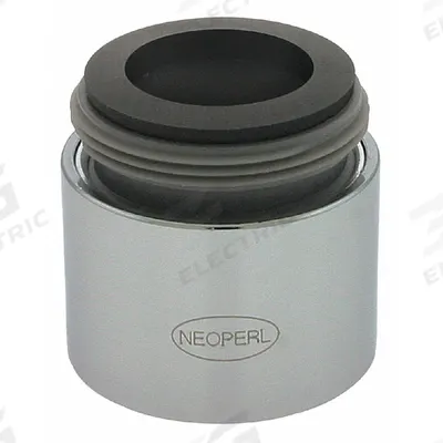 NEOPERL Outlet: 1.5 gpm Flow Rate, Laminar Flow Outlet, Brass, Chrome Finish, Dual - Faucet Aerators & Outlets