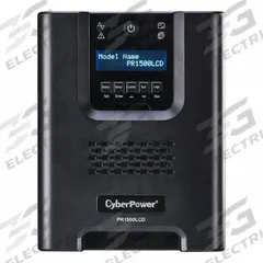 CYBER POWER UPS System: Single Phase, 1,500 VA Power Rating, 78 V AC_149 V AC Input, 120 V AC Output (MPN PR1500LCD). Key specifications — Phase: Single; UPS Type: Line Interactive; Brand: CYBER POWER.