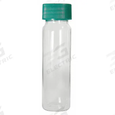 QORPAK Vial: 40 mL, Includes Closure, Thermoset, 27.75 mm Body Dia, Square, Colorless - Glass Sample Vials