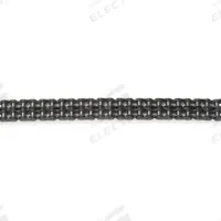 TSUBAKI Roller Chain: Double Strand, 40, 1/2 in Pitch, Steel, 10 ft Overall Lg, Riveted Pin, Steel (MPN 40-2RIV). Key specifications — Brand: TSUBAKI.