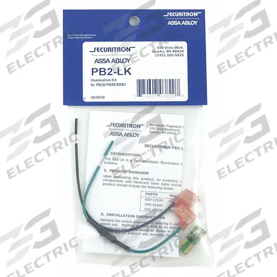 SECURITRON Illumination Kit: Illumination Kit (MPN PB2-LK) - Accessories for Power Supplies