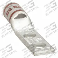 Compression Lug: For 2 AWG, Solid/Stranded Wire, 1/4 in Stud Size, Std, Copper Barrel (MPN YAV2CL2NT14FX). Key specifications — Inspection Hole: Yes; For Wire Type: Stranded; For Wire Sizes: 2 AWG; Brand: BURNDY; Manufacturer Part Number: YAV2CL2NT14FX.