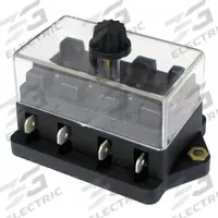BATTERY DOCTOR Fuse Block: Battery Doctor, 12V Electrical Systems, Black, RoHS (MPN 30110)