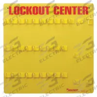 SKILCRAFT Lock Station 28: Lockout Station, No Padlocks, Lockout Station, Lockout Board (MPN 5340-00-NIB-0426). Key specifications — Visibility Inside: Board Only; Station Type: Lockout Station; Mounting Location: Wall; Portable: Yes; Material: Plastic; Cover Type: Open Front; Filled: No; Brand: SKILCRAFT.