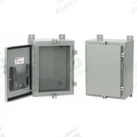 HOFFMAN Enclosure: Steel, 48 in x 36 in x 10 in, NEMA 12/13/4, Solid Cover, Hinged (MPN A48H36CLP). Key specifications — Closure Method: Clamps; Brand: HOFFMAN; Knockouts: Not Included.