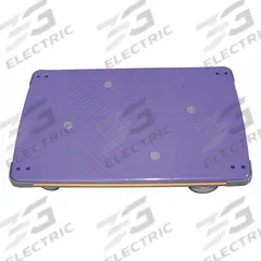 APPROVED VENDOR General Purpose Dolly: 500 lb, 28 in L x 19 in W x 6 in H Deck, Rubber Padded, Blue (MPN 10Z906). Key specifications — Brand: APPROVED VENDOR; Deck Color: Blue; Caster/Wheel Configuration: (4) Swivel; With Reinforcing Cross Brace: No; With Tow Eye: No.