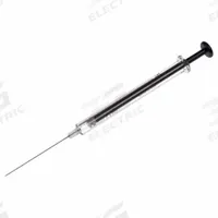 HAMILTON Chromatography Syringe: 1 mL Capacity - mL, Gastight, Borosilicate Glass, PTFE, Luer, PTFE (MPN 81343). Key specifications — Attachment Type: Luer Tip Needle; Plunger Material: PTFE; Needle Point Style: 5; Needle Type: Cemented; Sterile/Non-Sterile: Sterile; Tip Material: PTFE; Barrel Material: Borosilicate Glass; Brand: HAMILTON.