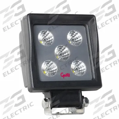 GROTE Work Light: Square, Flood, LED, Bracket/Magnetic, Blunt Cut Wires, Cars - Vehicle Floodlights