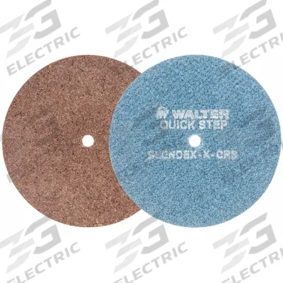 WALTER SURFACE TECHNOLOGIES Hook-and-Loop Surface Conditioning Disc: 6 in Dia - Coating-Removal Discs for All Metals
