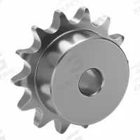 TSUBAKI Single Strand Sprocket: One-Sided Hub, For Single Strands, 40, 14 Teeth, 2.247 in Pitch Dia (MPN 40B14SS). Key specifications — attr85387: TSUBAKI.