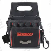 WESTWARD Tool Bag: 9 in W x 7 in D x 19 in H, Black, Polyester, 17 Pockets, 11 Inside Pockets (MPN 53JW35). Key specifications — Color: Black; Brand: WESTWARD; Material: Polyester.
