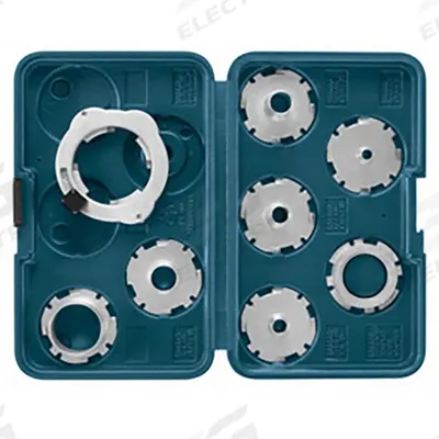 BOSCH Router Template Guide Kit: 8 Piece(s) (MPN RA1128) - Router Guides