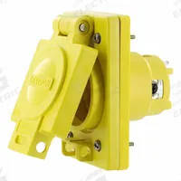 LEVITON Flush Mounting Locking Receptacle: 30 A, 120/208V AC, L21-30R (MPN 69W81). Key specifications — attr952388: LEVITON; attr981144: No; attr981149: Valox; attr981159: Not Rated; attr981173: 120/208V AC.