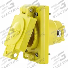 LEVITON Flush Mounting Locking Receptacle: 30 A, 120/208V AC, L21-30R (MPN 69W81). Key specifications — attr952388: LEVITON; attr981144: No; attr981149: Valox; attr981159: Not Rated; attr981173: 120/208V AC.