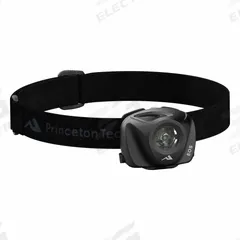 PRINCETON TEC Safety-Rated Headlamp: 300 lm Max. Brightness, 46 hr Max Run Time, 80 m Max Beam (MPN EOS-IND). Key specifications — Brand: PRINCETON TEC; Battery: 3 AAA.