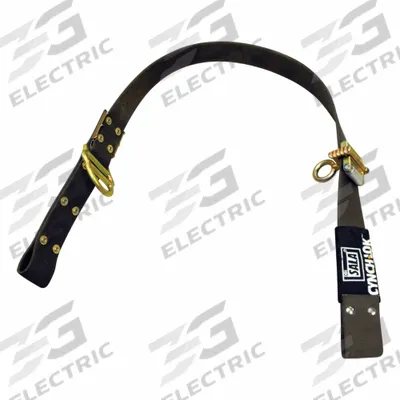 3M DBI-SALA Pole Climbing Strap: 8 ft Lanyard Lg, Nylon, 5 1/2 in Min Pole Dia - Pole-Climbing Straps
