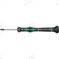 WERA General Purpose Torx Screwdriver: Kraftform, Std Lg, Torx Tip, Friction, T5 Tip Size (MPN 05118181001). Key specifications — attr1205076: T5; attr1205081: WERA; attr1205102: Ergonomic.