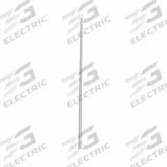 Grounding Kit: 89 5/32 in Grounding Bar Lg, 0.31 in x 0.25 in Grounding Bar Holes and Size (MPN RGS13451-1). Key specifications — For Use With: Threaded Rail Fasteners; Grounding Bar Holes and Size: 0.31 in x 0.25 in; Includes: (3) #12-24 x 1/2 in and M6 x 12 mm Thread-Forming Screws; Brand: PANDUIT.