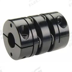 RULAND MANUFACTURING Motion Control Coupling: 5/8 in x 1/2 in Bore Dia, 1 5/8 in OD, Round, Clamp On (MPN DCD26-10-8-A). Key specifications — attr869742: RULAND MANUFACTURING; attr869741: Round; attr869743: Aluminum; attr869746: Yes; attr869747: Stainless Steel; attr869761: Aluminum; attr869778: 2 with Center Spacer; attr869794: Inch.