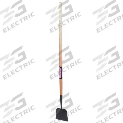WESTWARD Ice Scraper: Steel, Beveled Edge, 7 in Blade Wd, Wood, Straight - Ice Scrapers & Choppers
