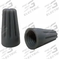 3M Twist-On Wire Connectors: Gray, Wire Sizes 22 AWG – 10 AWG, 300 V, 1,000, PK (MPN H-29-BIN). Key specifications — Brand: 3M; Maximum Wire Combination: (1) 16 AWG with (1) 18 AWG; Manufacturer Part Number: H-29-BIN; Minimum Wire Combination: (3) to (5) 22 AWG.