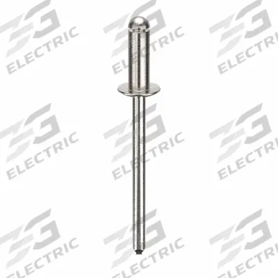 APPROVED VENDOR Blind Rivet,1 29/40" L,0.156" dia,PK500: Inch, 1 23/32 in Overall Lg, 27/64 in Body Lg - Domed-Head Blind Rivets