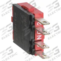 SCHNEIDER Contact Block: 16 mm Panel Mounting Size, 1NC, Momentary, ZB6 Series, Faster Connector (MPN ZB6E2B). Key specifications — Switch Action: Momentary; Terminal Connection Type: Faster Connector; Brand: SCHNEIDER; Compatible with Series: ZB6.