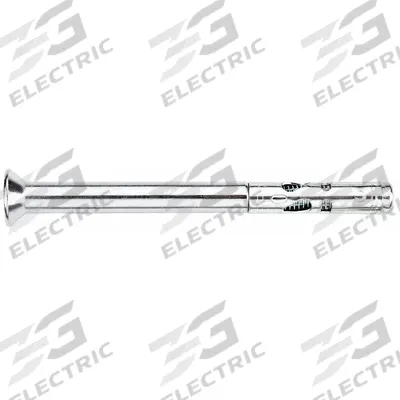 DEWALT Sleeve Anchor: 2 in Overall Lg, 1/4 in Dia, #10-24 Thread Size, Steel, Zinc Plated - Flat-Head Sleeve Anchors