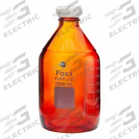 FOXX LIFE SCIENCES Glass Media, BOD, & Specialty Lab Bottles - Glass Lab Media Bottles: 3 L, GL45 (MPN 1519031-FLS). Key specifications — Closure Type: Screw-On; Mouth Size: Wide; Screw Closure Size: GL45; Brand: FOXX LIFE SCIENCES; Body Color: Amber.