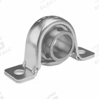 TRITAN Pillow Block Bearing: 1 1/4 in Bore, Steel, Eccentric Collar, 1 5/16 in Shaft Ht, 4,950 RPM (MPN SAPP206-20). Key specifications — Bearing Insert Material: Steel; Brand: TRITAN; Maximum Speed: 4,950 RPM; Mounting Bolt Size: 3/8 in; Standards: AFBMA; System of Measurement: Inch.