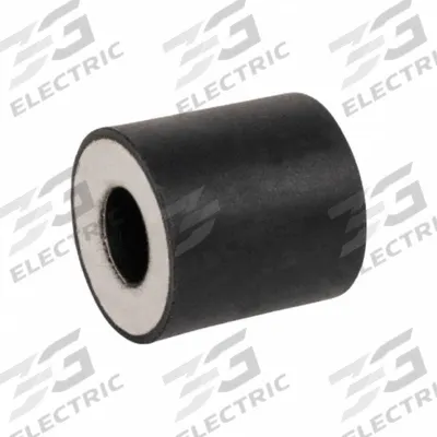 JW WINCO Reinforced Through-Hole Rubber Bumper: Cylindrical, Natural Rubber - Plain Bore Vibration-Isolating Mounts