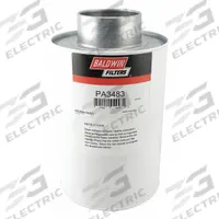 BALDWIN FILTERS Automotive Air Filter: Engine, Round, 7 3/4 in Outside Dia - Bottom, Cellulose/Paper (MPN PA3483). Key specifications — Brand: BALDWIN FILTERS; Compatible Vehicle Make: Volvo; Compatible Vehicle Type: Construction Equipment; Baldwin Interchange: PA3483.