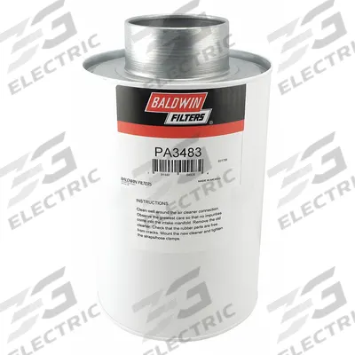 BALDWIN FILTERS Automotive Air Filter: Engine, Round, 7 3/4 in Outside Dia - Bottom - Round/Oval Engine Air Filters