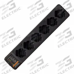 MOTOROLA Multi-Unit Charger: Fits Motorola, For DLR110 Series, 6 Radios Charged, 120 to 240V AC (MPN PMPN4589A). Key specifications — Brand: MOTOROLA; Compatible Radio Series: DLR110; Product Type: Multi-Unit Charger.