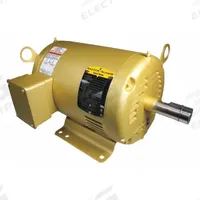BALDOR General Purpose Motor: Rigid Base Mount, Open Drip Proof, 7 1/2 hp, 208-230/460V AC (MPN EM3219T). Key specifications — Brand: BALDOR; Nameplate Voltage @ 60 Hz: 208-230/460V AC; Full Load Current @ 60 Hz: 17.2/8.6 A; Nameplate RPM @ 60 Hz: 3,450 RPM; Motor Enclosure: ODP.